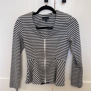 Stripped topshop shirt